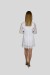 Morisa Mini Güpürlü Beyaz Abiye Elbise (0058)